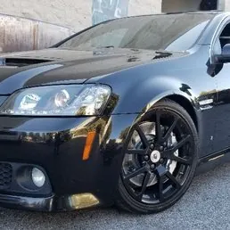 SJ Customs work — coilover suspension setup